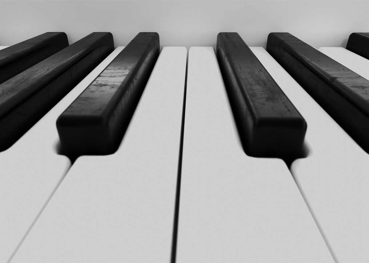 Parte de teclas de teclado musical Parte de teclas de teclado musical