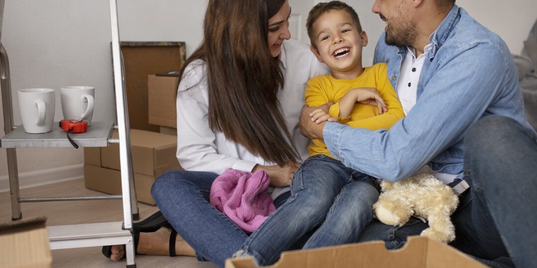 Família completa em mudança